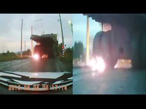 Белаз - ужасный взрыв колеса