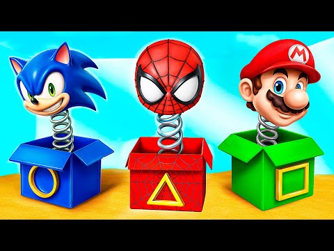 오징어 게임 속 마리오 vs 소닉 | 소닉 3 | 오징어 게임 3