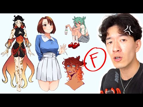 PRO ARTIST GRADES YOUR CHARACTER DESIGNS  🥀