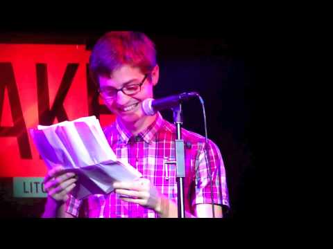 What if God had a girlfriend? Simon Rich performs at Literary Death Match.