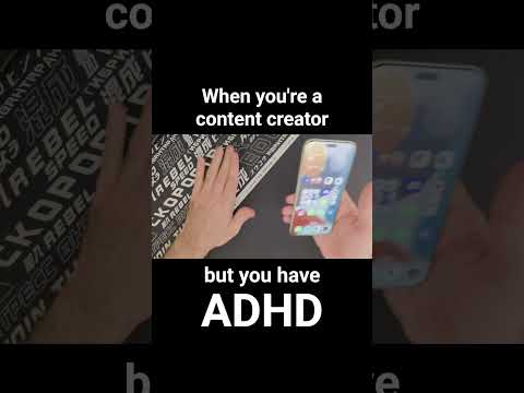 When you're a #contentcreator but you have #adhd #smartphone #tech #entertainment #engagingcontent
