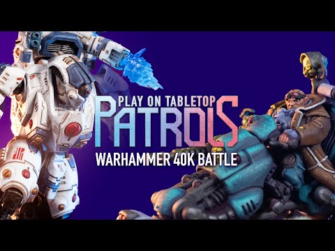T'au vs Votann! We try Combat Patrol for the first time. Warhammer 40k.