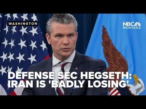 Hegseth says Iran is 'badly losing' as he vows 'most intense day of strikes' yet