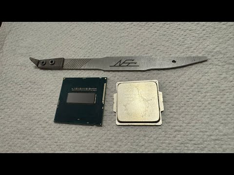 delidding an Intel i7 4790k with NSC's IHS Tool