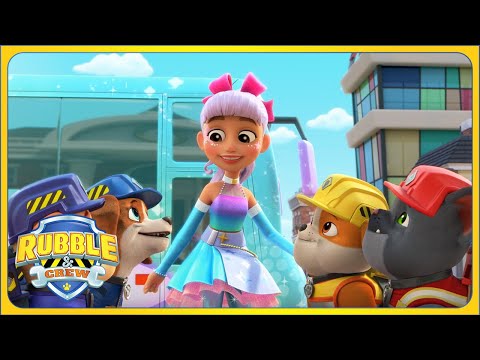 Sierra Sparkle Sings Her Heart Out 🩵 | Rubble and Crew | Cartoons for Kids