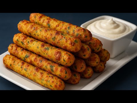 Crispy homemade potato sticks! Better than fries – golden brown on the outside, tender on the inside