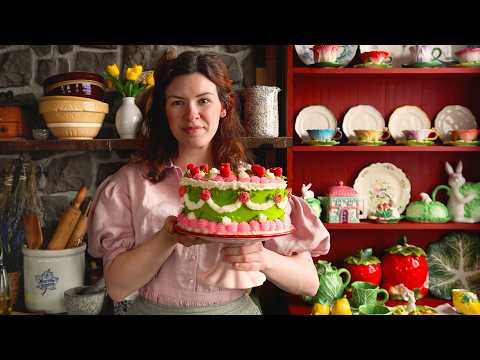 Hello Spring đŧ Baking a Vintage Cake, Spring Decor, and Garden Ideas đ° ASMR Cooking