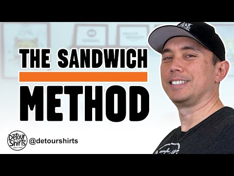8 Ideas Using The Sandwich Method! Easy T-Shirt Design Technique