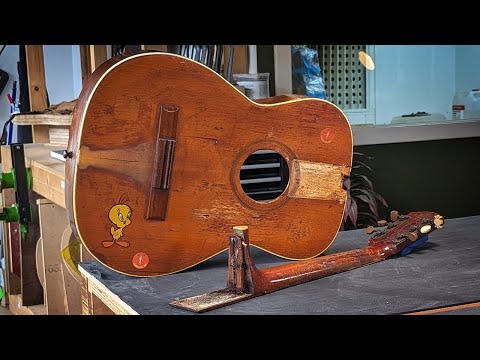 Restoring A Destroyed 1960s Levin Guitar