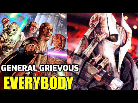 Grievous vs EVERY Jedi Master on the Council (How Far Would He Get?)