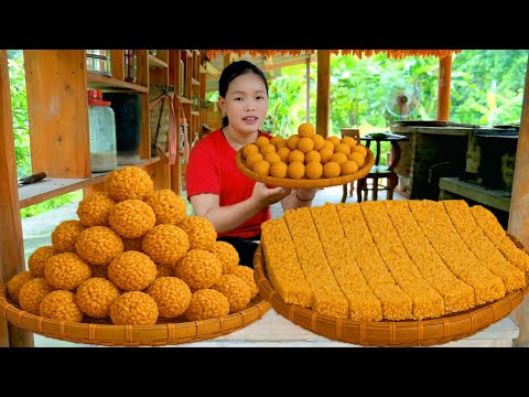 How to Make Cake Burn From Rice to Take to Market to Sell - Live with Nature | Trieu Mai Huong