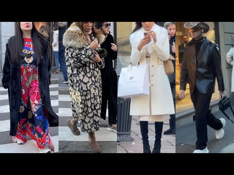 MILAN STREET FASHION | WINTER OUTFITS TRENDS 2024