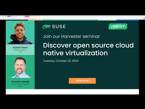 Discover Open Source Virtualization with SUSE & Veeam