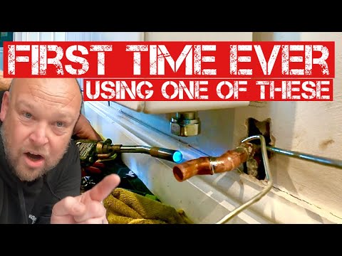 PLUMBING made easy by using THIS for the first time!! EVERY PLUMBER needs these