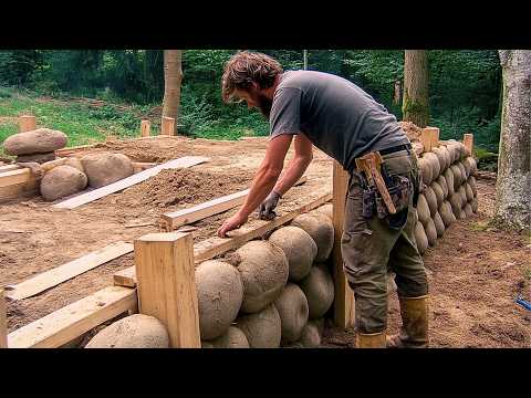Man Builds Dugout CABIN in the Middle of the Forest | Start to Finish by @Lesnoy_Offline