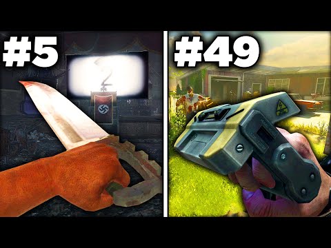 Melee Only Challenge On EVERY Zombies Map (56 Maps)