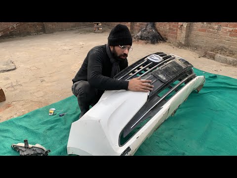 How to Fix Car Brocken Bumper Using Simple Tools 🛠️