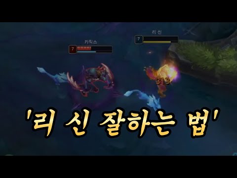 누구나 가능. 가장 현실적인 리 신 잘하는 법