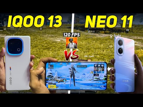 IQOO NEO 11 vs IQOO 13 🔥 Best 120 fps Gaming Mobile Phone Under 50000 Rs | 120 FPS BGMI TEST