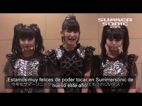 [Sub Español] Mensaje de BABYMETAL a los fans del SUMMERSONIC festival 2017