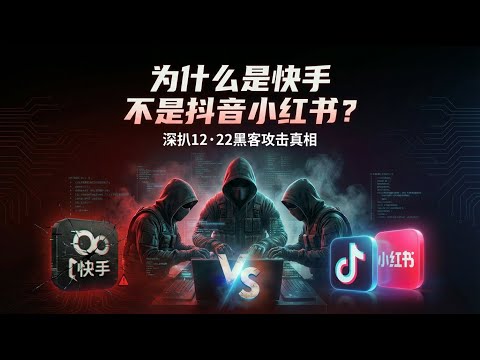 为什么黑客选了快手,不是抖音小红书?答案细思极恐