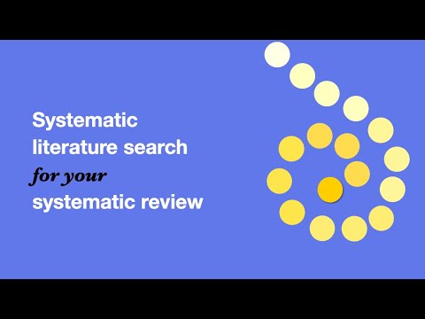 How to conduct a systematic review literature search in PubMed