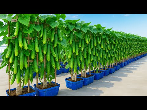 Grow Cucumbers in Plastic Tubs | No Garden, High Yield