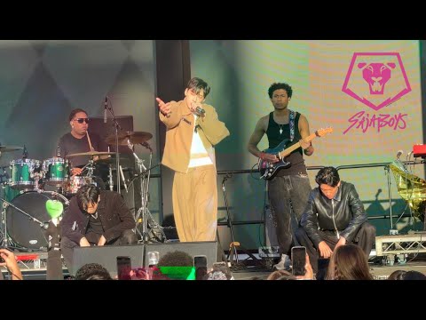 Kevin Woo (Mystery Saja fr Saja Boys/KPOP Demon Hunters) Your Idol at JINGLEBALL Preshow LA 12-05-25