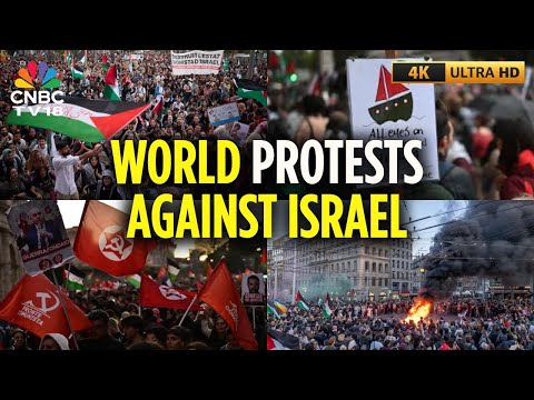 Tens Of Thousands Rally Across The Globe After Israel Blocks Gaza Aid Flotilla | N18G | CNBC TV18
