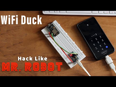 DIY WiFiDuck - Wireless USB rubber ducky like mr. robot [Hindi]