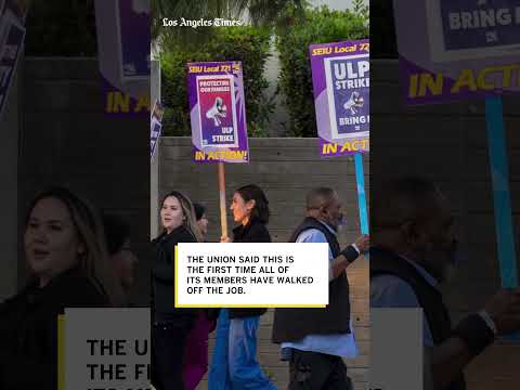 L.A. County workers begin 2-day strike, disrupting services