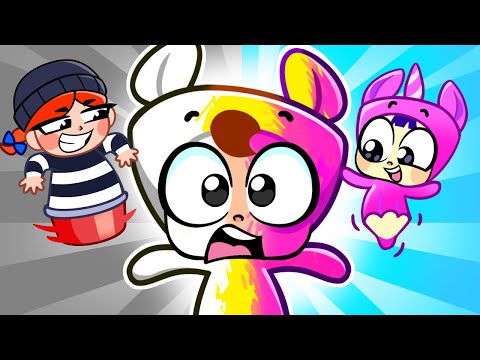 Paint Stealer🖌️ Learn Colors 🌈 SUBSCRIBE for Funny Kids Songs And Nursery Rhymes♥️