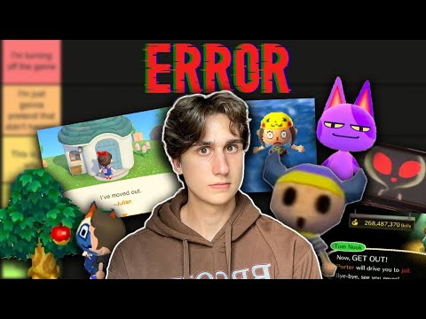 I rank the craziest Animal Crossing glitches