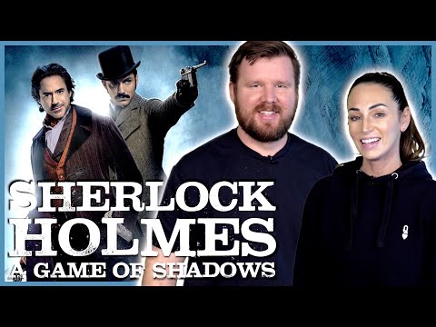 My wife REACTS To SHERLOCK HOLMES 2! The Introduction to MORIARTY!