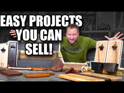 Small Easy Woodworking Projects to GIFT or SELL!