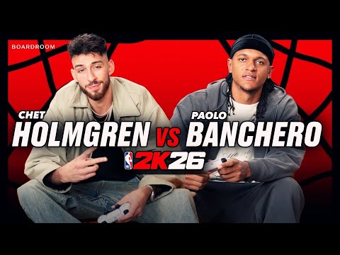 Paolo Banchero VS Chet Holmgren BATTLE In NBA 2K26!
