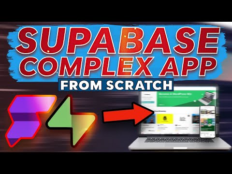 Build A Complex Supabase App w/NoCode (Comprehensive Tutorial)