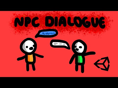 UNITY 2D NPC DIALOGUE SYSTEM TUTORIAL