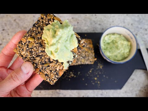 Super crispy keto 5 seeds crackers | keto vegan gluten-free
