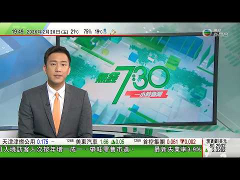 無綫TVB730一小時新聞｜美國於阿拉斯加附近攔截多架俄羅斯軍機｜特朗普再為徵關稅辯護稱讓國家富裕 美最高法院料最快今日裁定措施是否違憲｜高市早苗稱中國為重要鄰國 惟稱需檢討防衛政策應對中方「脅迫」｜