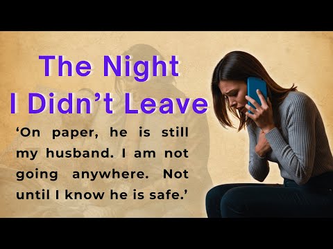 The Night I Didn’t Leave | Learn English Through Story Level 2 | Graded Reader (B1 | B2)