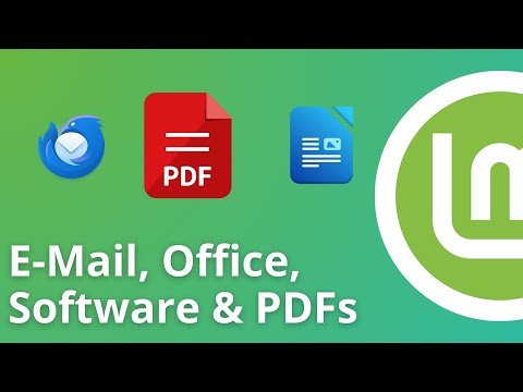 Office Software for Linux Mint - Emails, Office, PDFs & Software - Bye Windows 10! Part 3/5