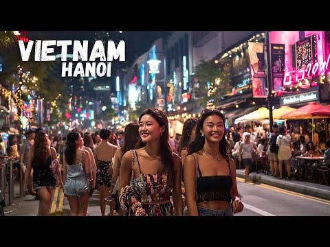 ๐ป๐ณ Hanoi Saturday Night Madness - Crowded Streets and Lively Nightlife | 4K HDR HANOI WALKING TOUR