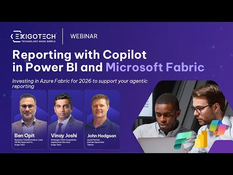 Reporting with Copilot in Power BI and Microsoft Fabric - WEBINAR
