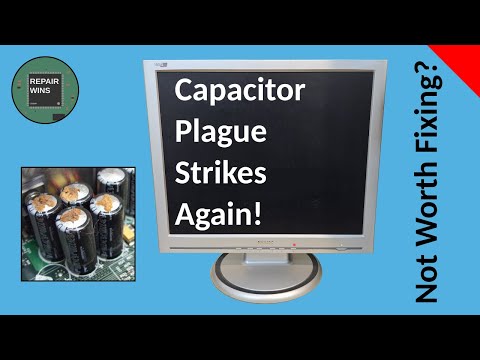 Not Worth Fixing - 20 Year Old Computer Monitor