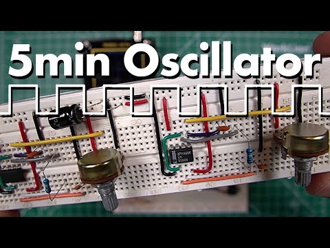 Simple DIY Oscillator FROM SCRATCH!