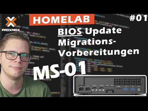 Homelab - MS-01 Migration startet - BIOS Update und Erstinstallation #01