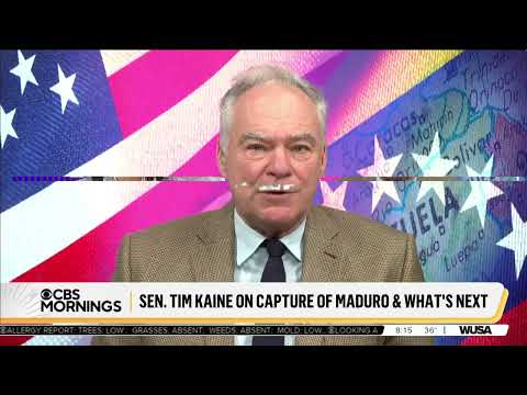 Kaine Joins CBS Mornings to discuss the Trump Administration’s unauthorized attack on Venezuela