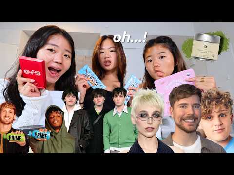 TRYING EVERY YOUTUBER PRODUCTS... HONESTLY...