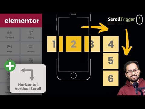 FREE Horizontal+Vertical Scrolling Website - Elmentor GSAP